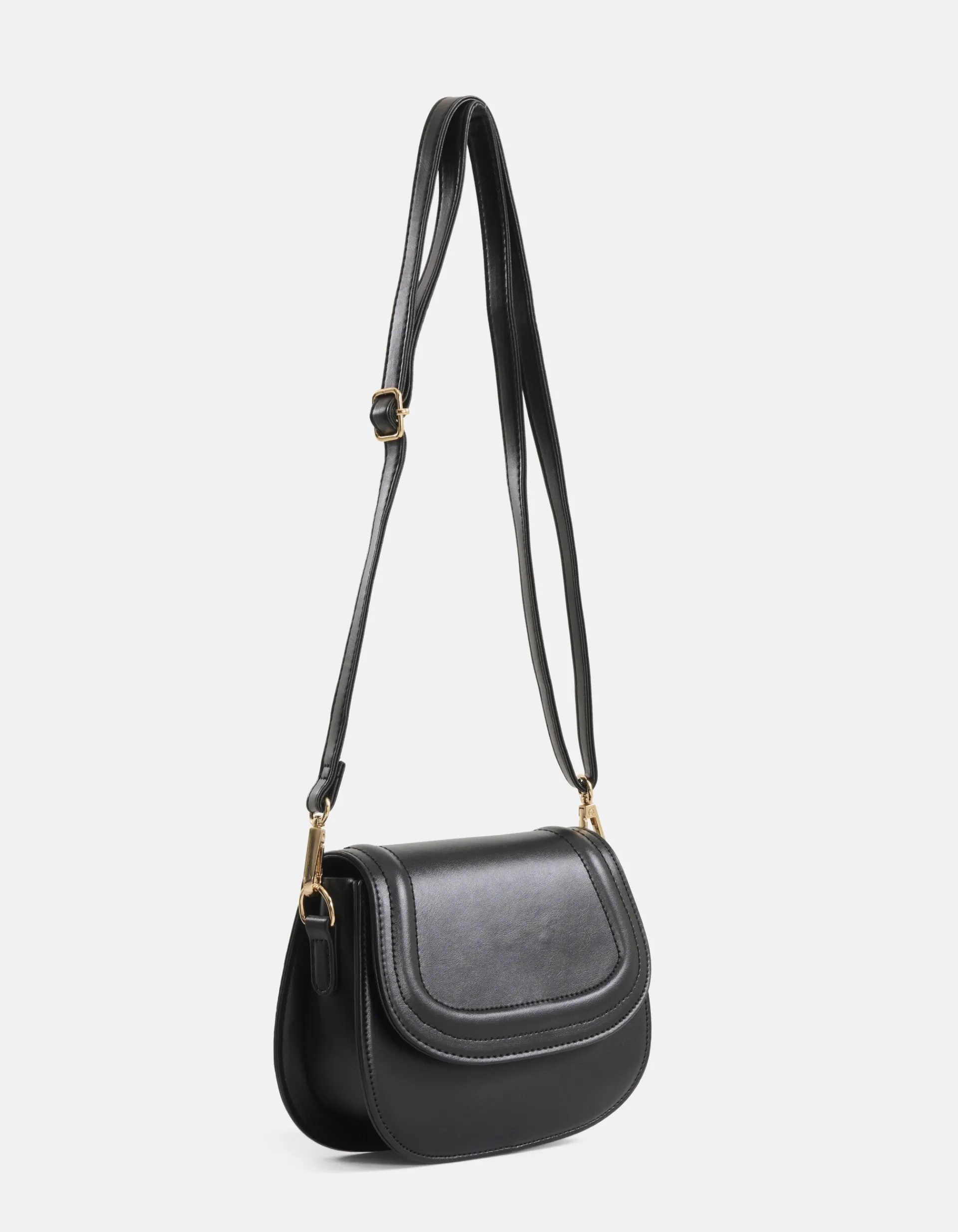 Shoeby Vegan Leren Tas Zwart<DAMES Tassen