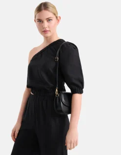 Shoeby Vegan Leren Tas Zwart<DAMES Tassen