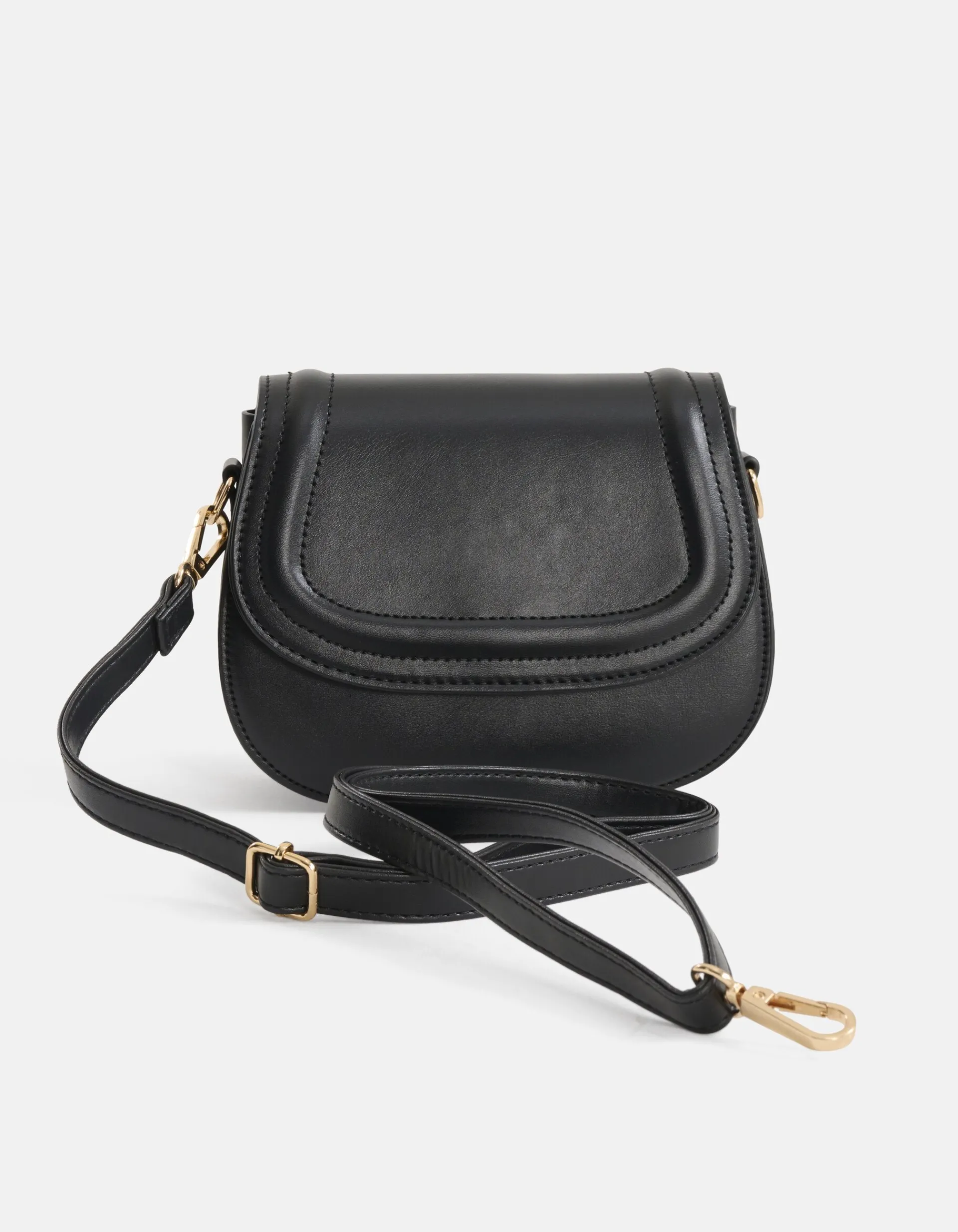 Shoeby Vegan Leren Tas Zwart<DAMES Tassen