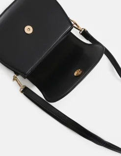 Shoeby Vegan Leren Tas Zwart<DAMES Tassen