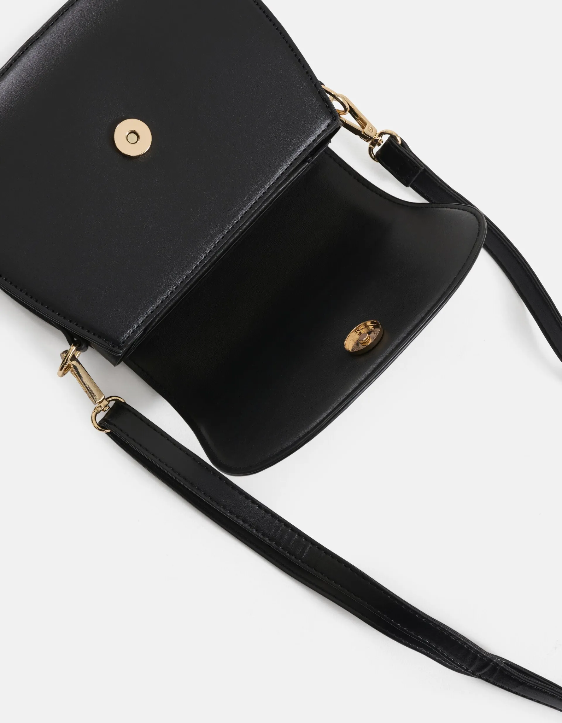 Shoeby Vegan Leren Tas Zwart<DAMES Tassen