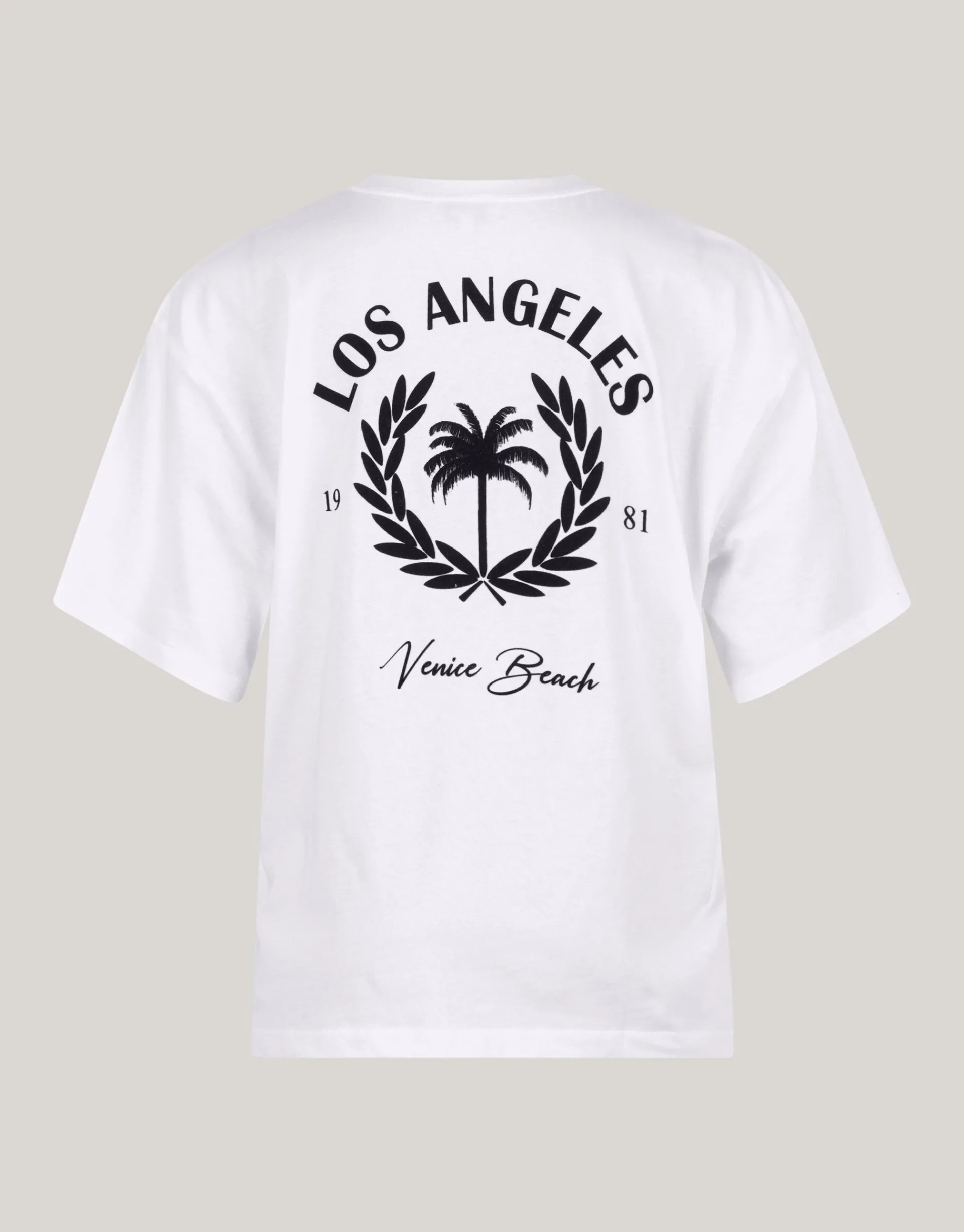 Shoeby Velvet Artwork T-Shirt Wit<DAMES T-Shirts