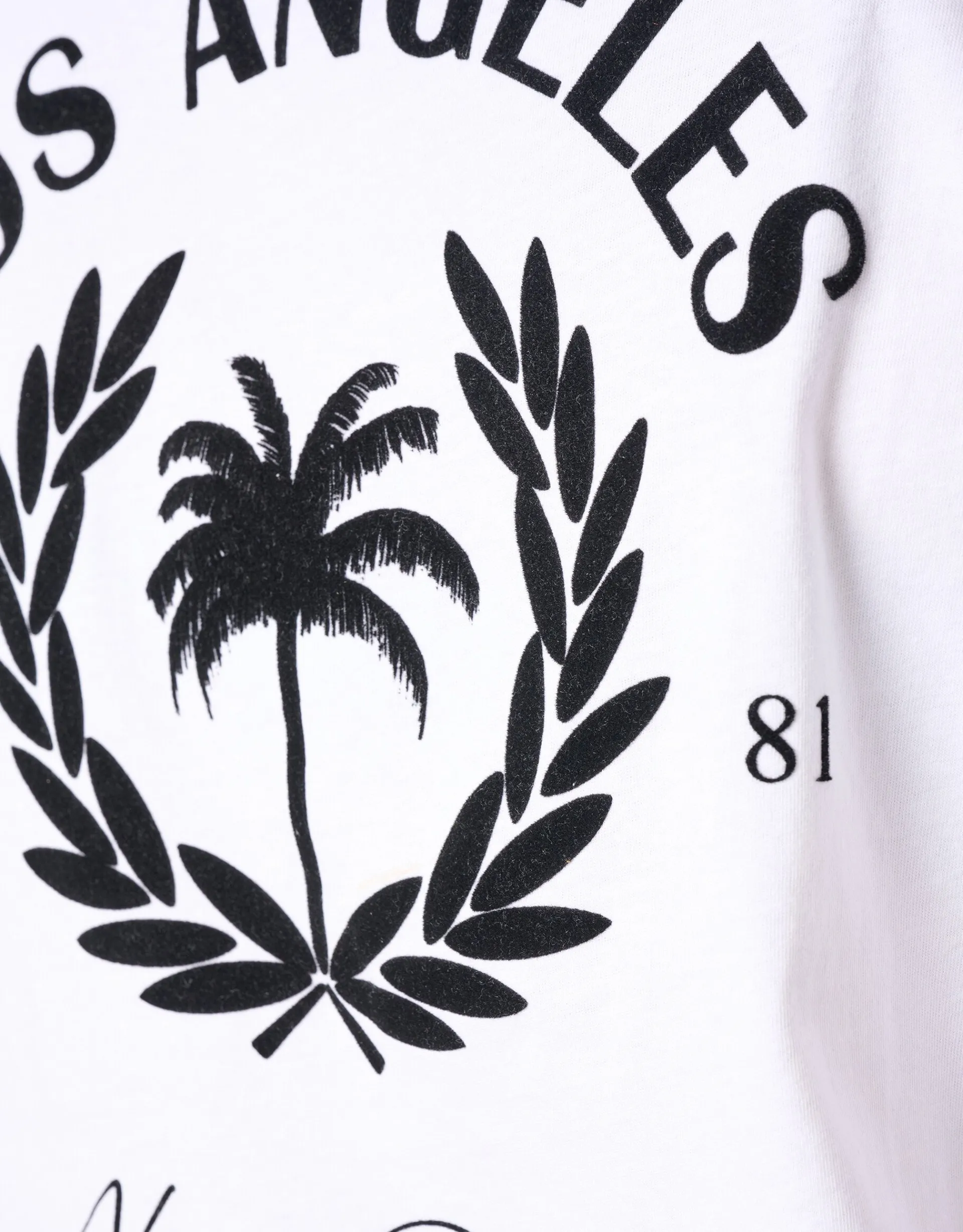 Shoeby Velvet Artwork T-Shirt Wit<DAMES T-Shirts