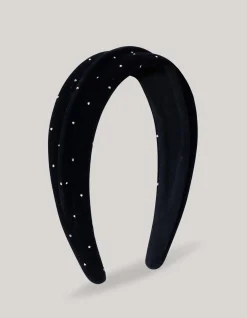 Shoeby Velvet Studs Haarband Zwart<DAMES Haaraccessoires