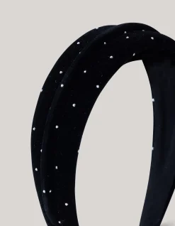 Shoeby Velvet Studs Haarband Zwart<DAMES Haaraccessoires