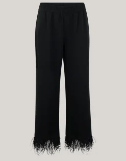 Shoeby Veren Wide Leg Broek Zwart By Lizzy<DAMES Broeken