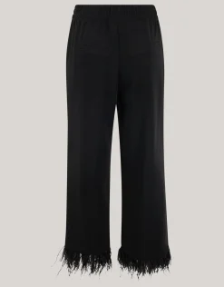 Shoeby Veren Wide Leg Broek Zwart By Lizzy<DAMES Broeken