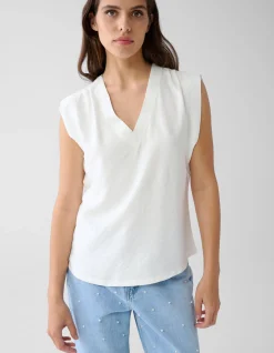 Shoeby V-hals Top Wit<DAMES Tops