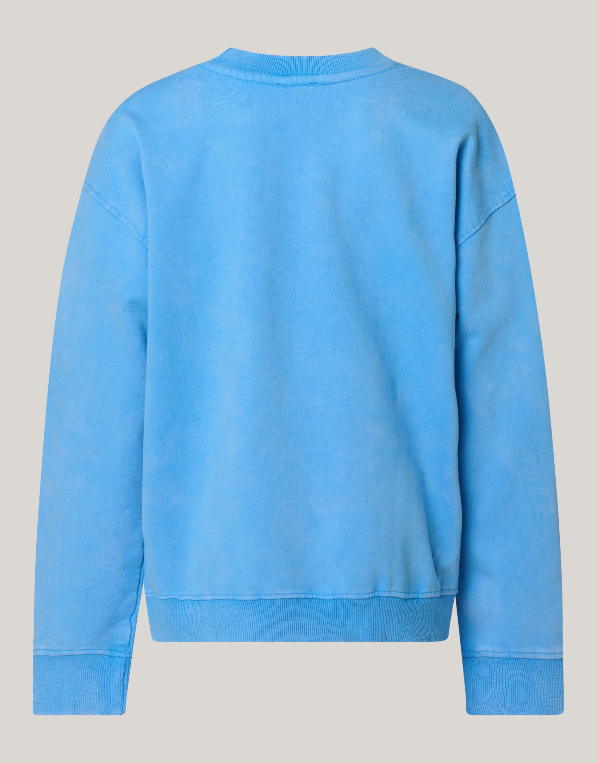 Shoeby Washed Artwork Sweater Blauw< Gebreide Truien|Sweaters