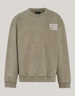 Shoeby Washed Artwork Sweater< Gebreide Truien|Sweaters
