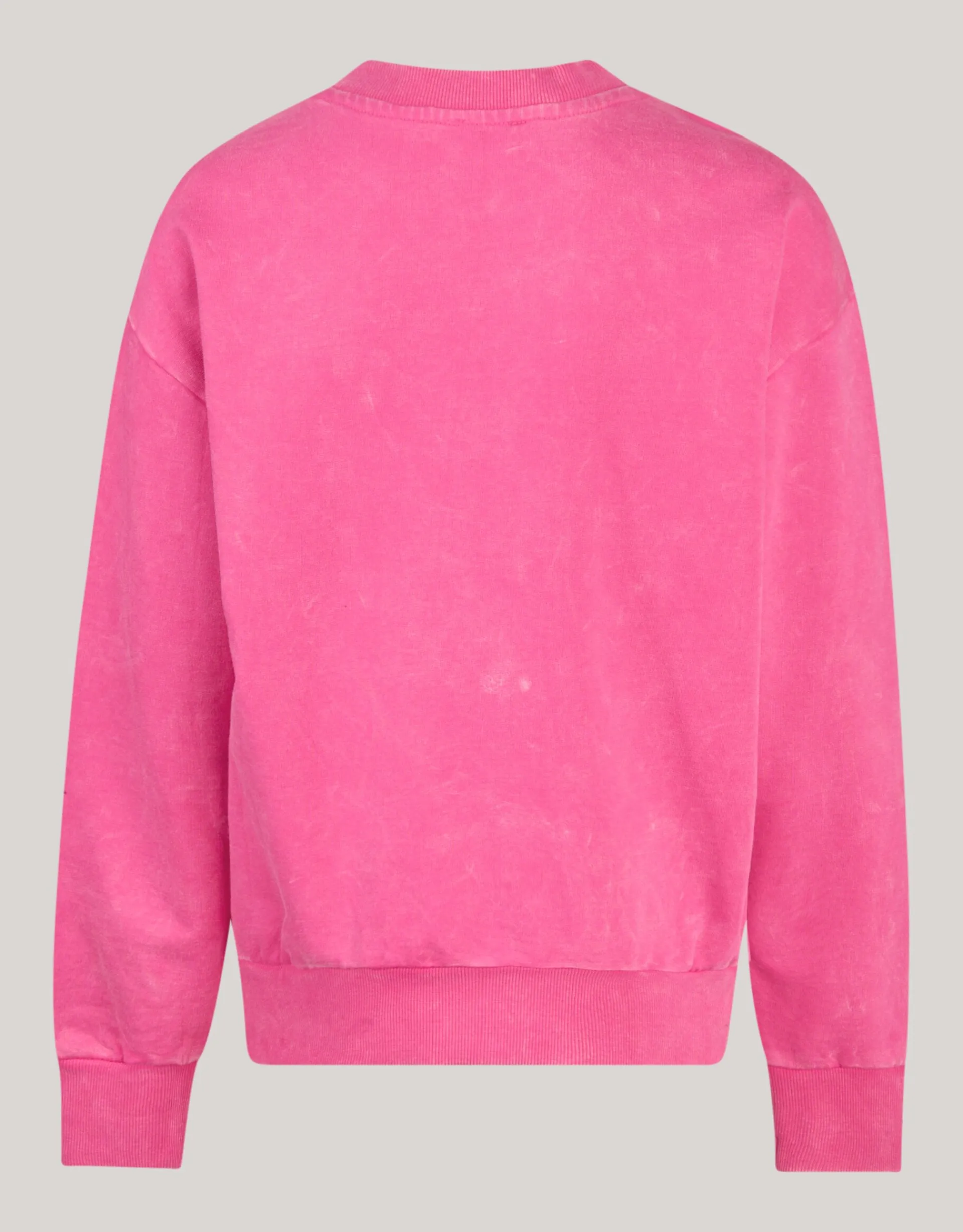 Shoeby Washed Artwork Sweater Roze< Sweaters En Hoodies