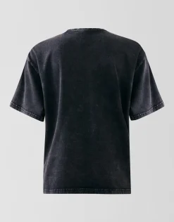 Shoeby Washed Artwork T-shirt Donkergrijs<DAMES T-Shirts