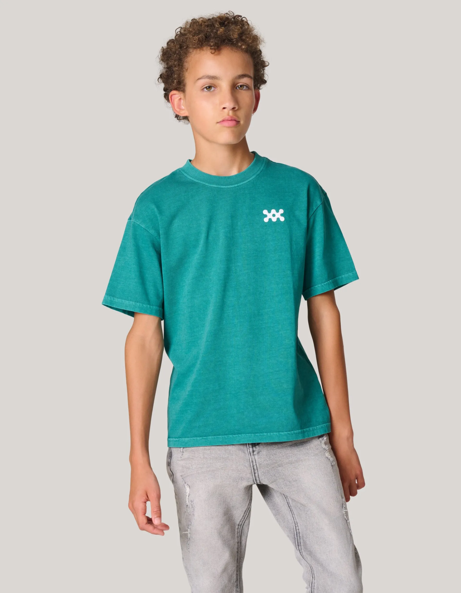 Shoeby Washed Artwork T-shirt Groen< T-Shirts