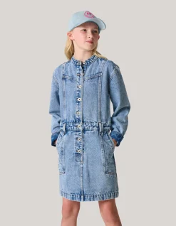 Shoeby Washed Denim Jurk Blauw< Jurken