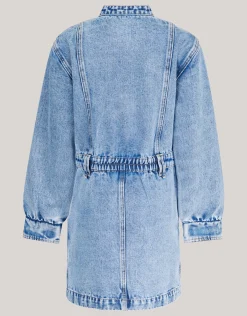 Shoeby Washed Denim Jurk Blauw< Jurken