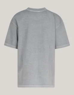 Shoeby Washed Logo T-shirt Donkergrijs< T-Shirts