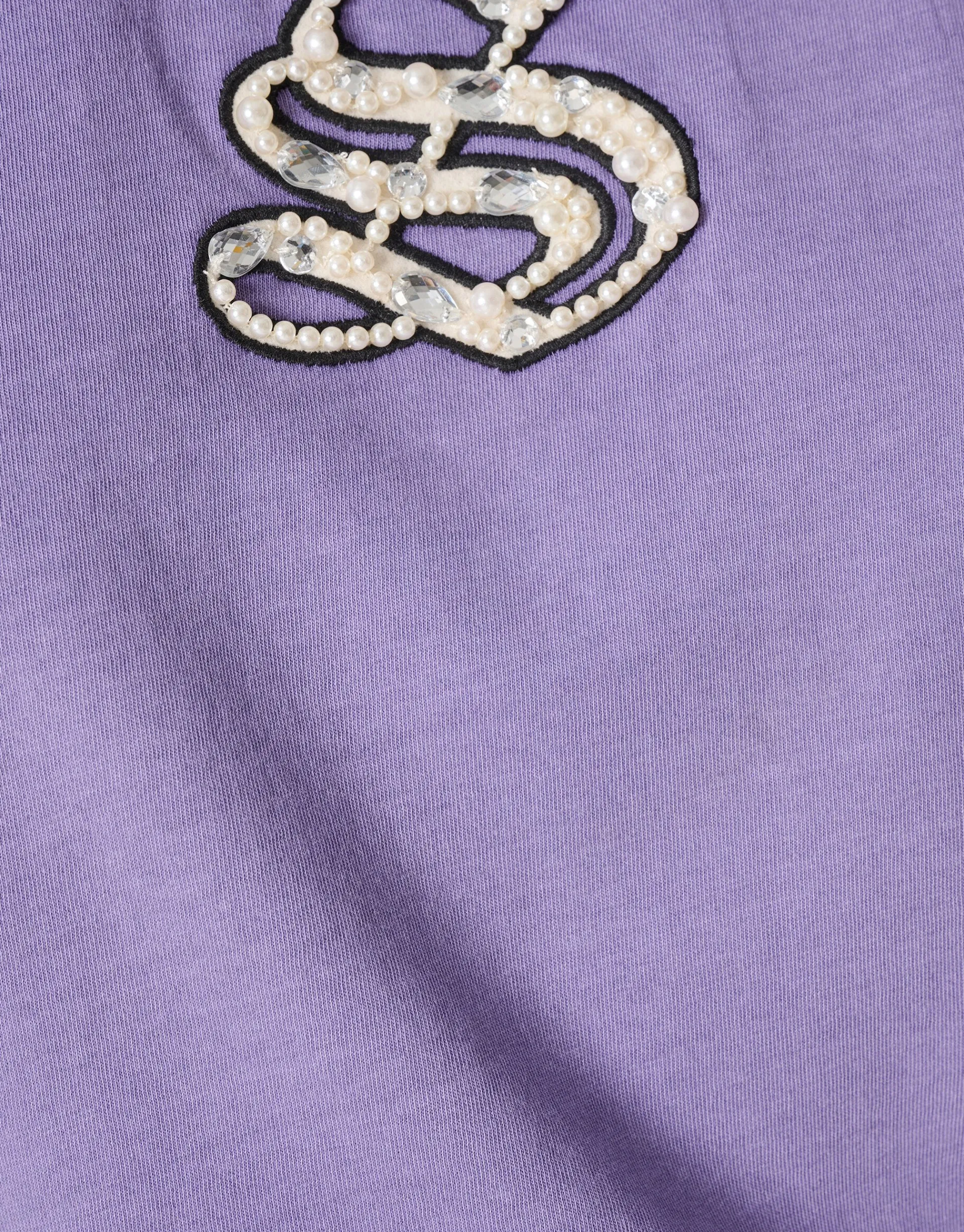 Shoeby Washed Logo T-shirt Paars<DAMES T-Shirts
