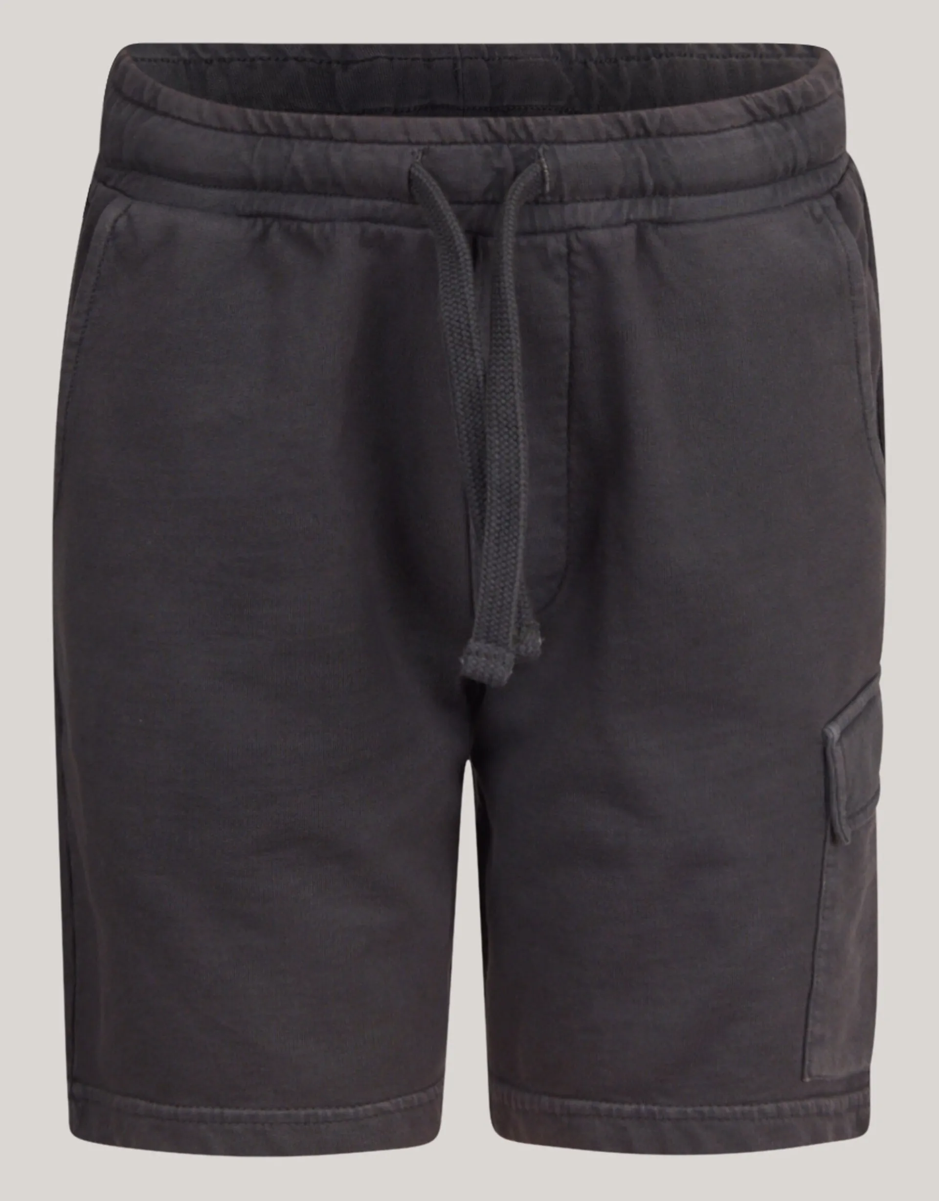 Shoeby Washed Short Donkergrijs< Shorts