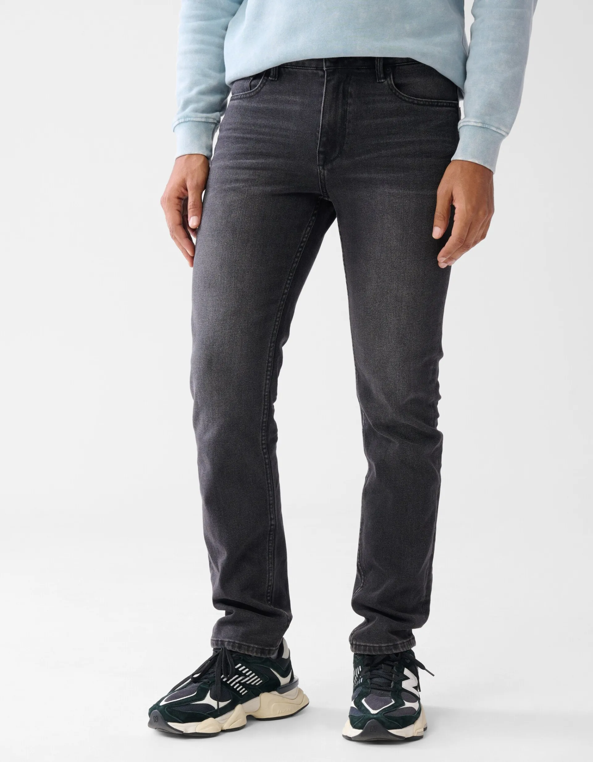Shoeby Washed Straight Fit Jeans Zwart L32<Heren Jeans