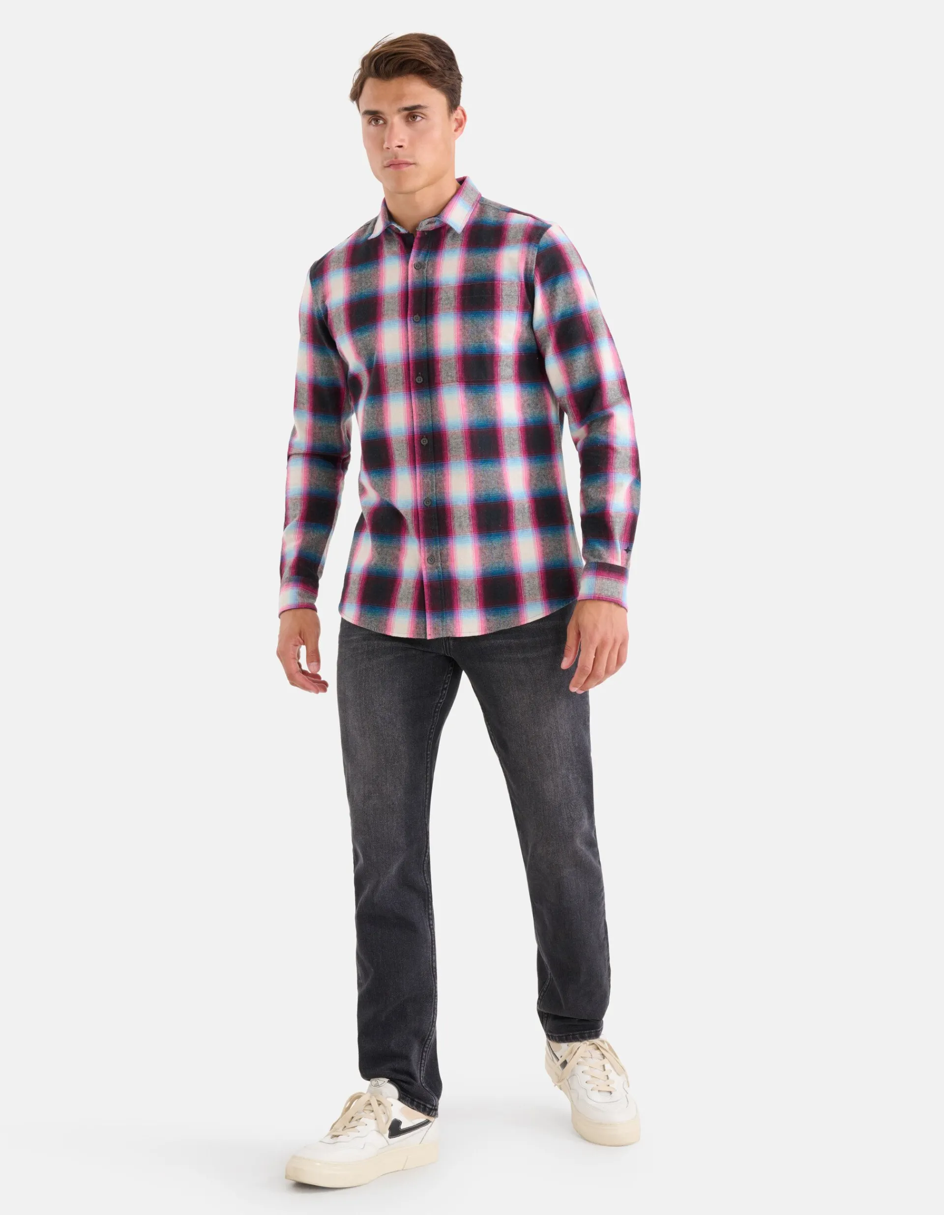 Shoeby Washed Straight Fit Jeans Zwart L34<Heren Jeans