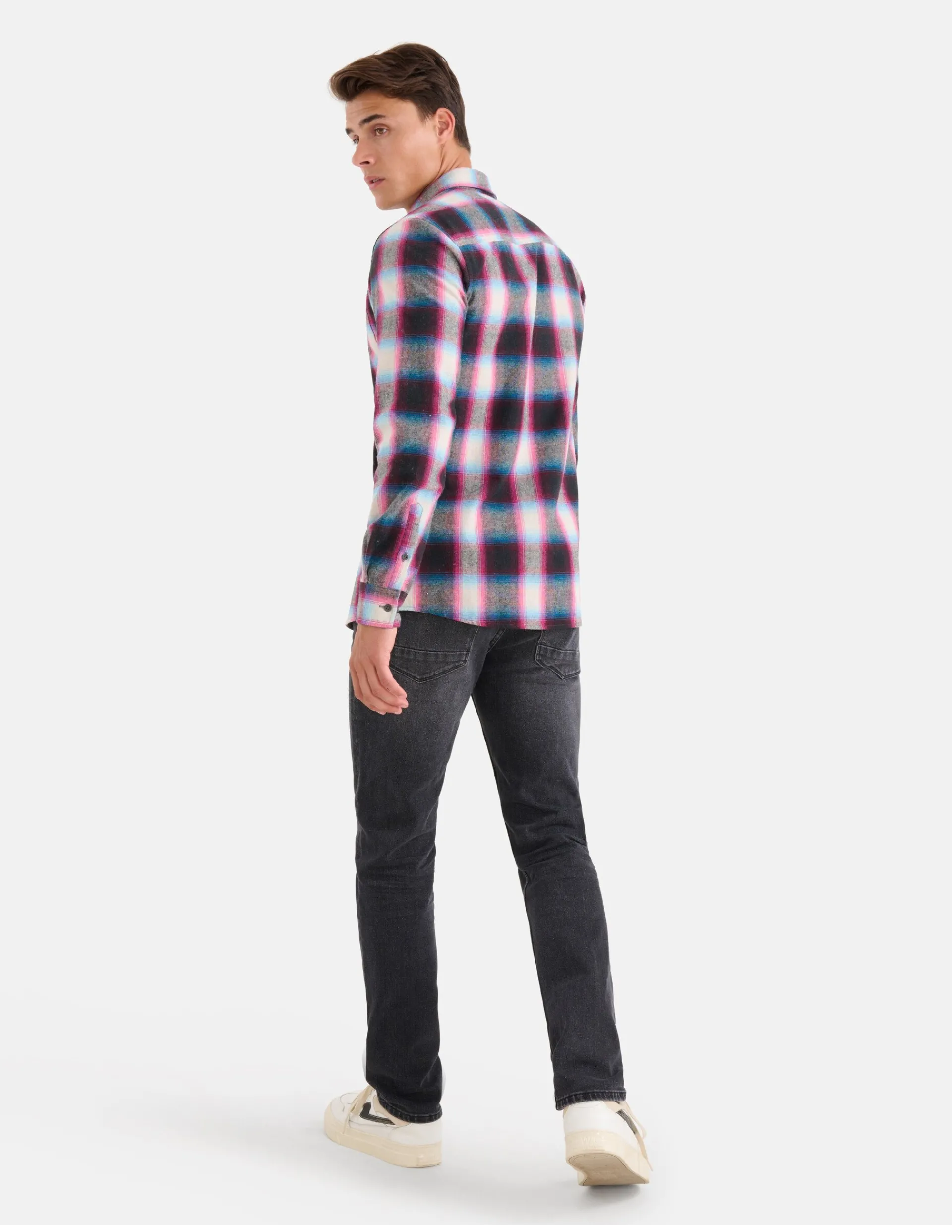 Shoeby Washed Straight Fit Jeans Zwart L34<Heren Jeans