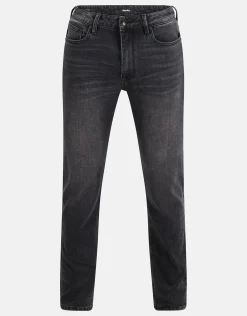 Shoeby Washed Straight Fit Jeans Zwart L34<Heren Jeans