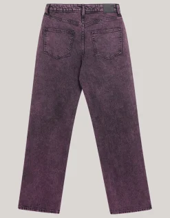 Shoeby Washed Straight Fit Jeans Paars<DAMES Jeans