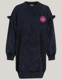 Shoeby Washed Sweater Jurk Donkergrijs< Jurken