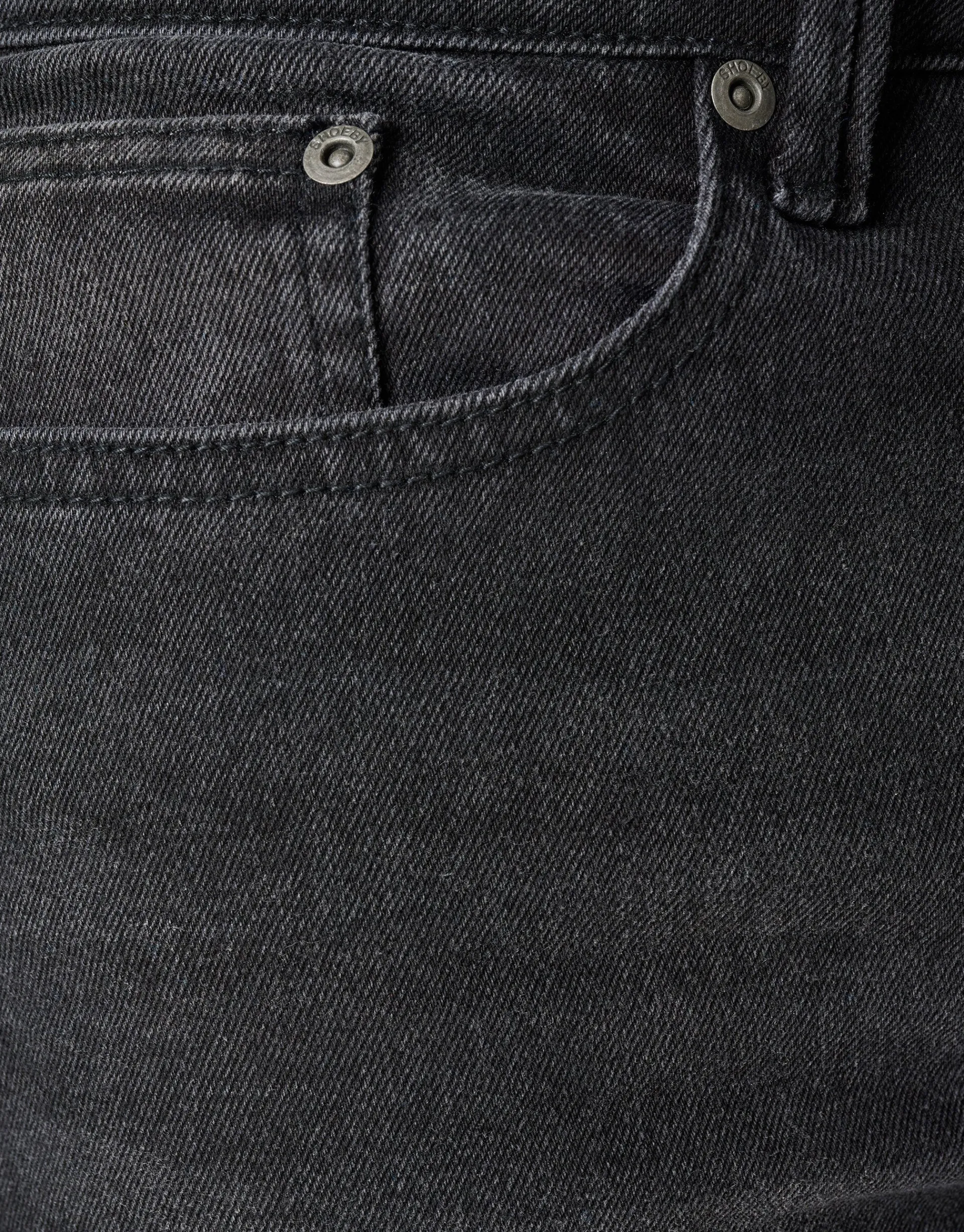 Shoeby Washed Tapered Fit Jeans Zwart L32<Heren Jeans