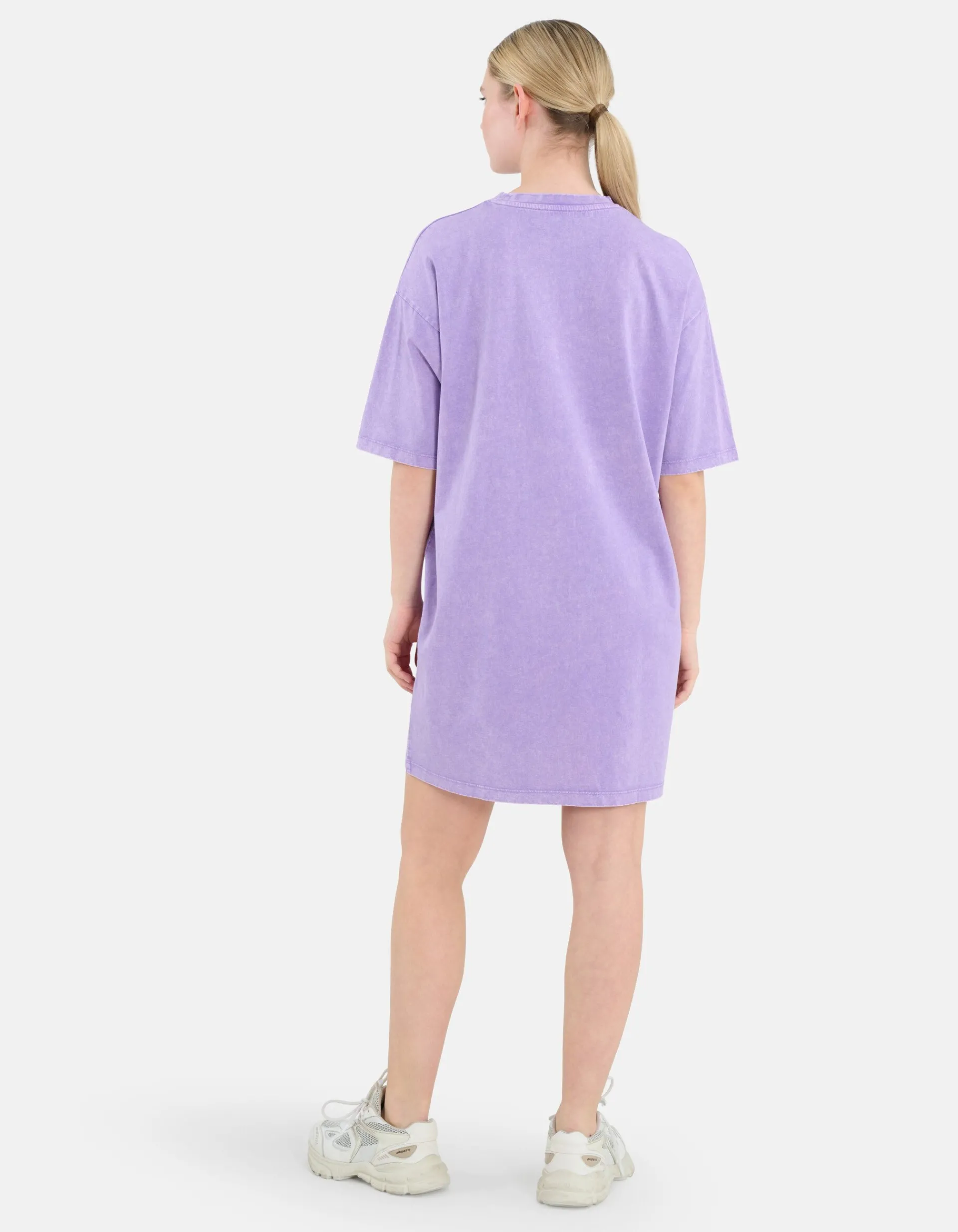 Shoeby Washed T-shirt Jurk Lichtpaars<DAMES Jurken