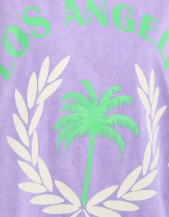 Shoeby Washed T-shirt Jurk Lichtpaars<DAMES Jurken