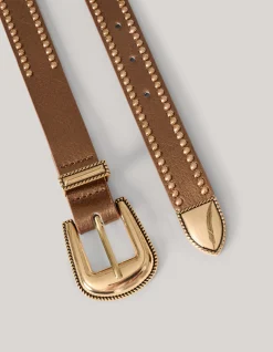Shoeby Western Riem Bruin<DAMES Riemen