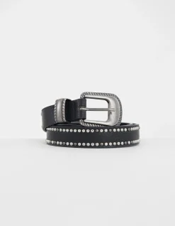 Shoeby Western Riem Zwart<DAMES Riemen