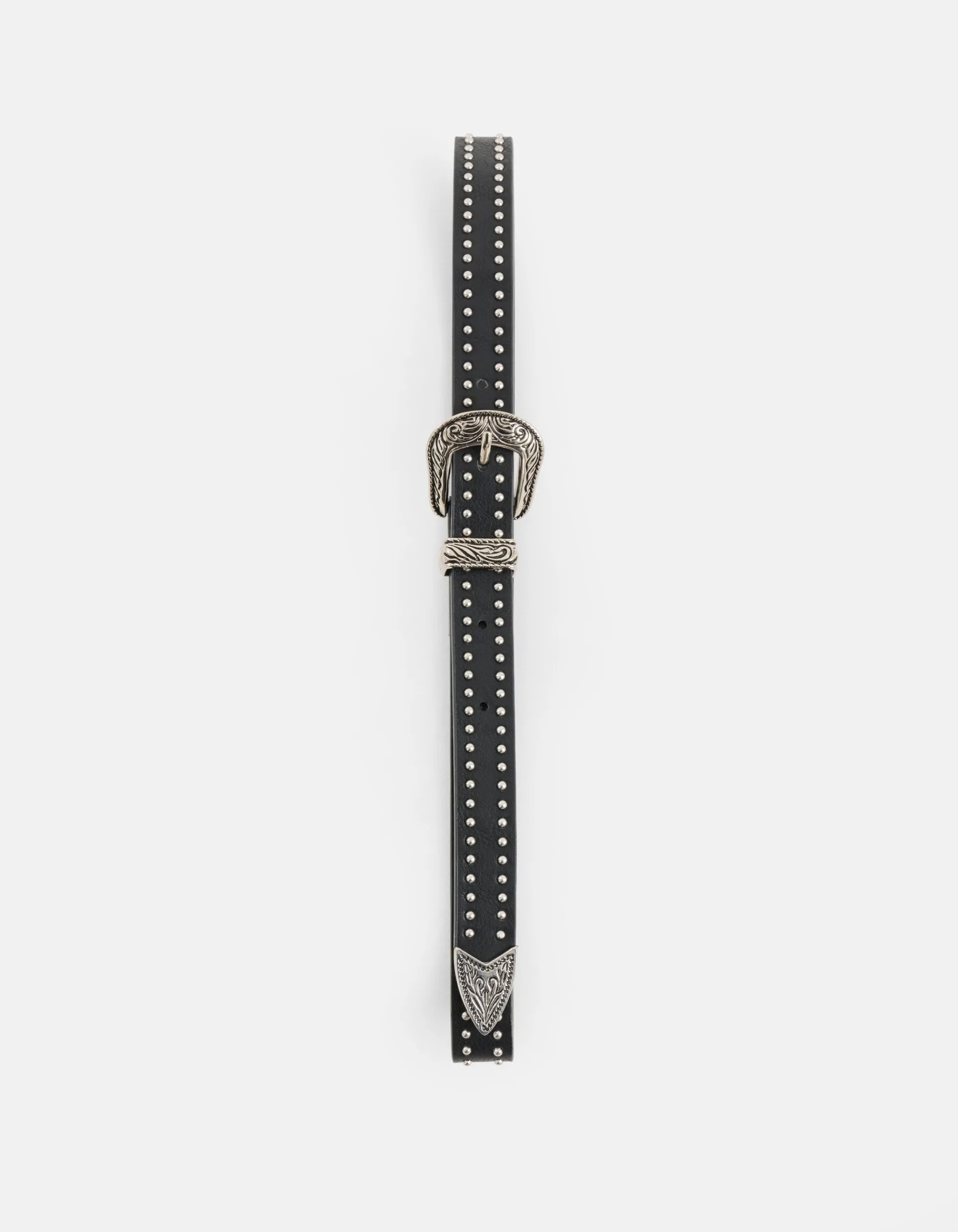 Shoeby Western Studs Riem Zwart< Riemen