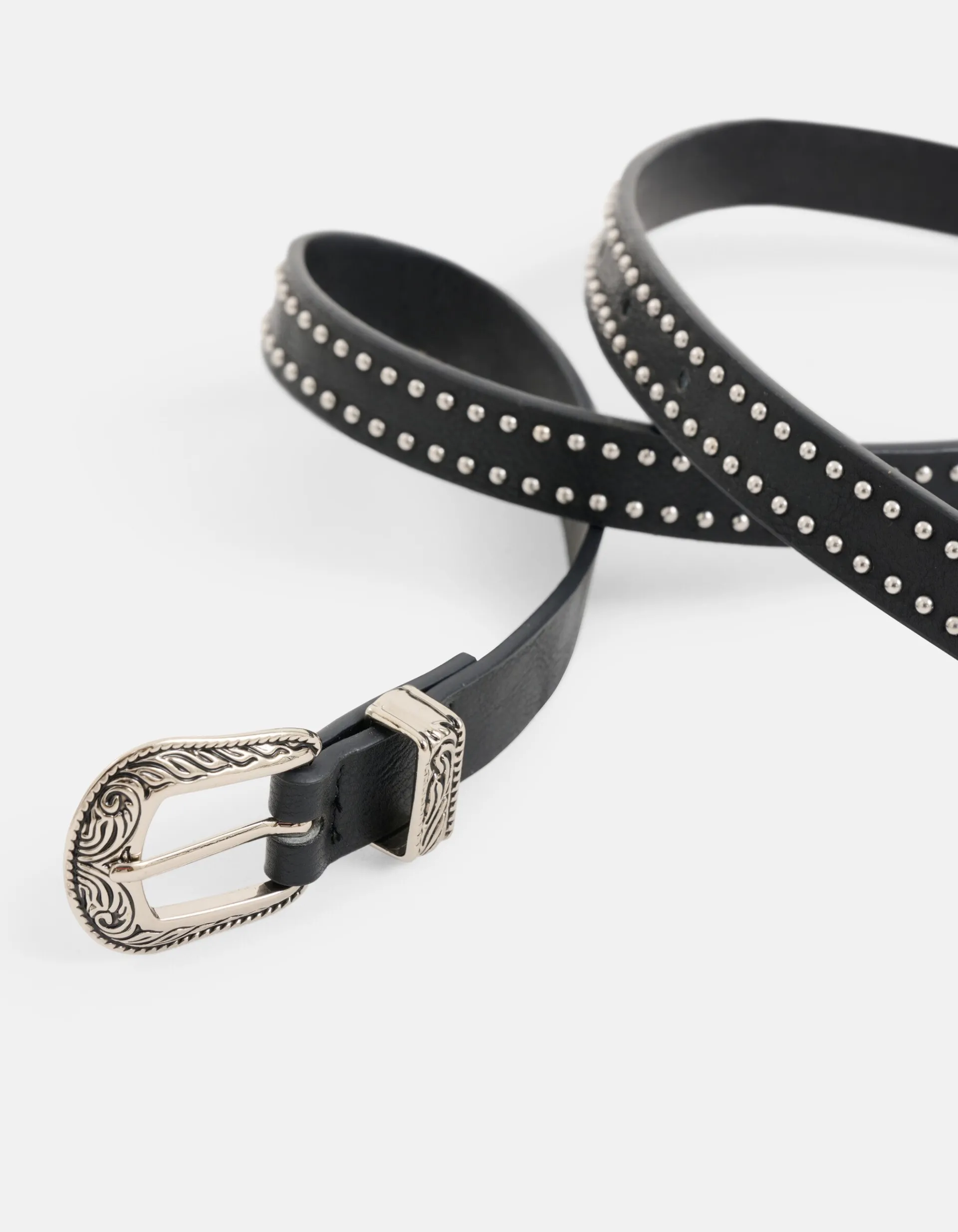 Shoeby Western Studs Riem Zwart< Riemen