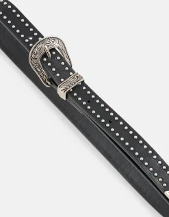 Shoeby Western Studs Riem Zwart< Riemen