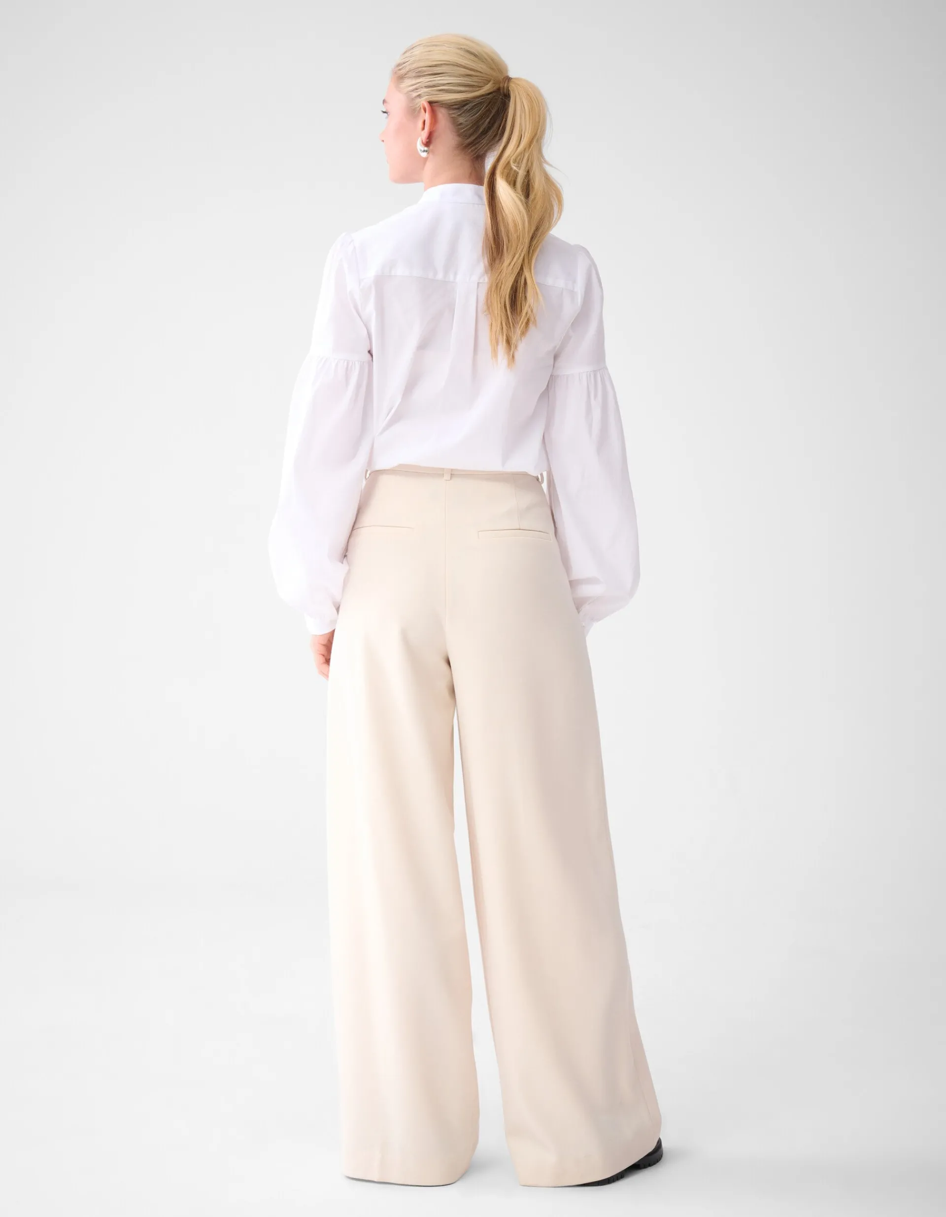 Shoeby Wide Leg Broek Gebroken Wit By Lonneke<DAMES Broeken