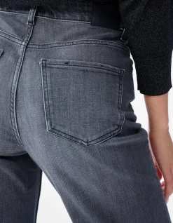 Shoeby Wide Leg Fit Jeans Extra Long Donkergrijs<DAMES Jeans