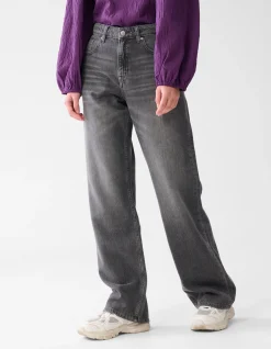 Shoeby Wide Leg Fit Jeans Grijs<DAMES Jeans