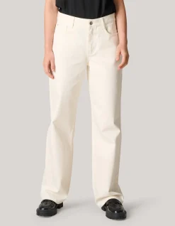 Shoeby Wide Leg Jeans Gebroken Wit<DAMES Jeans