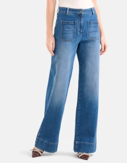 Shoeby Wide Leg Jeans Mediumstone By Mieke<DAMES Jeans