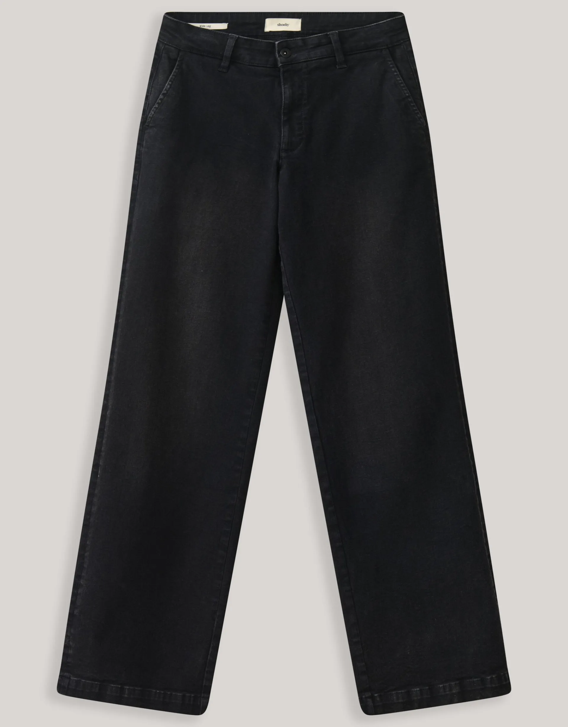 Shoeby Wide Leg Jeans Zwart<DAMES Jeans