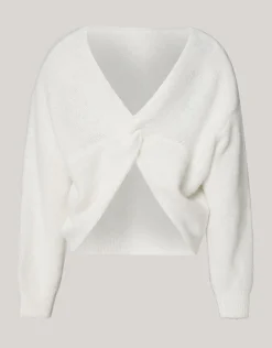 Shoeby Wrapped Trui Gebroken Wit<DAMES Truien En Sweaters