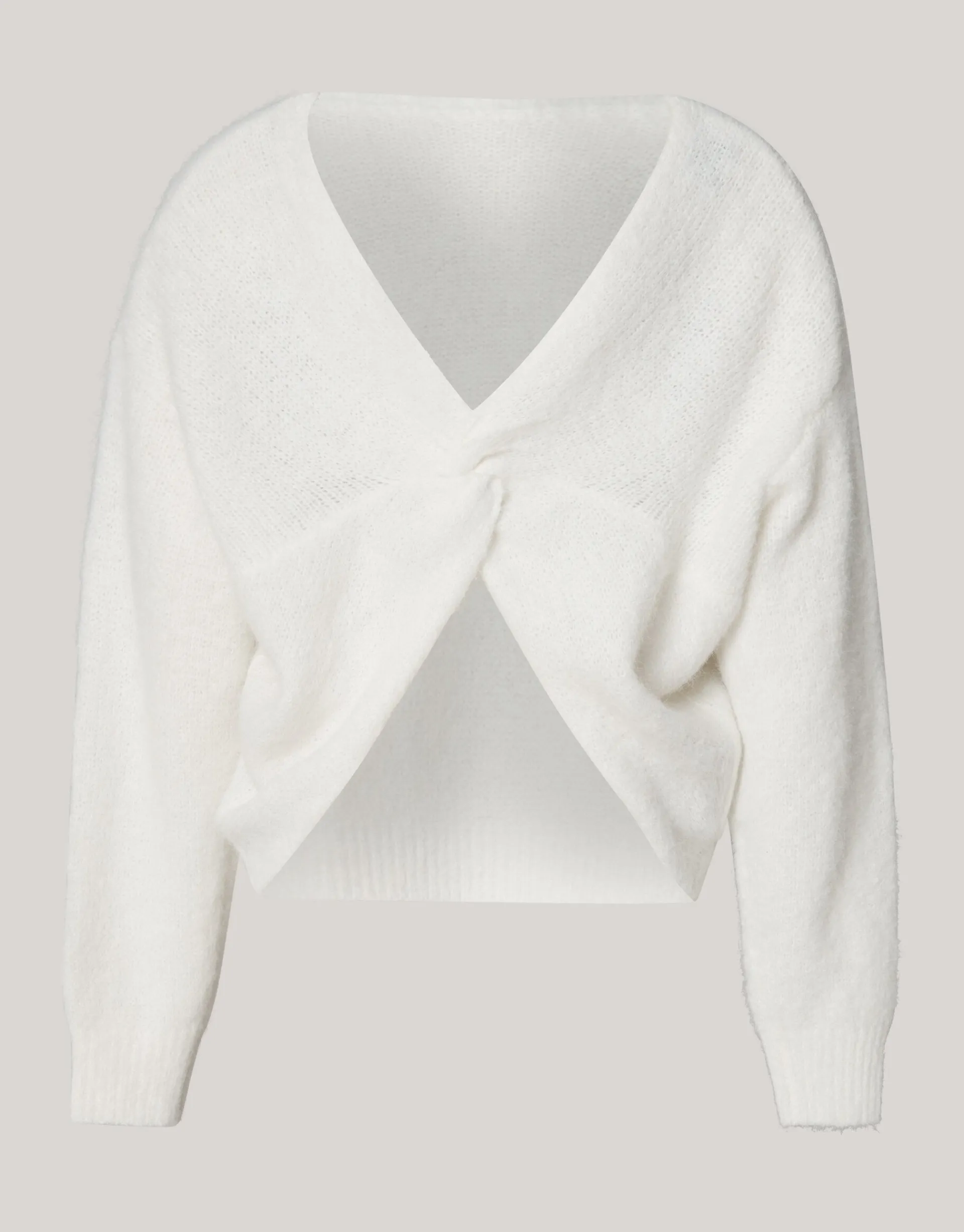 Shoeby Wrapped Trui Gebroken Wit<DAMES Truien En Sweaters