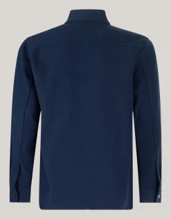 Shoeby Zip Overshirt Donkerblauw<Heren Overshirts