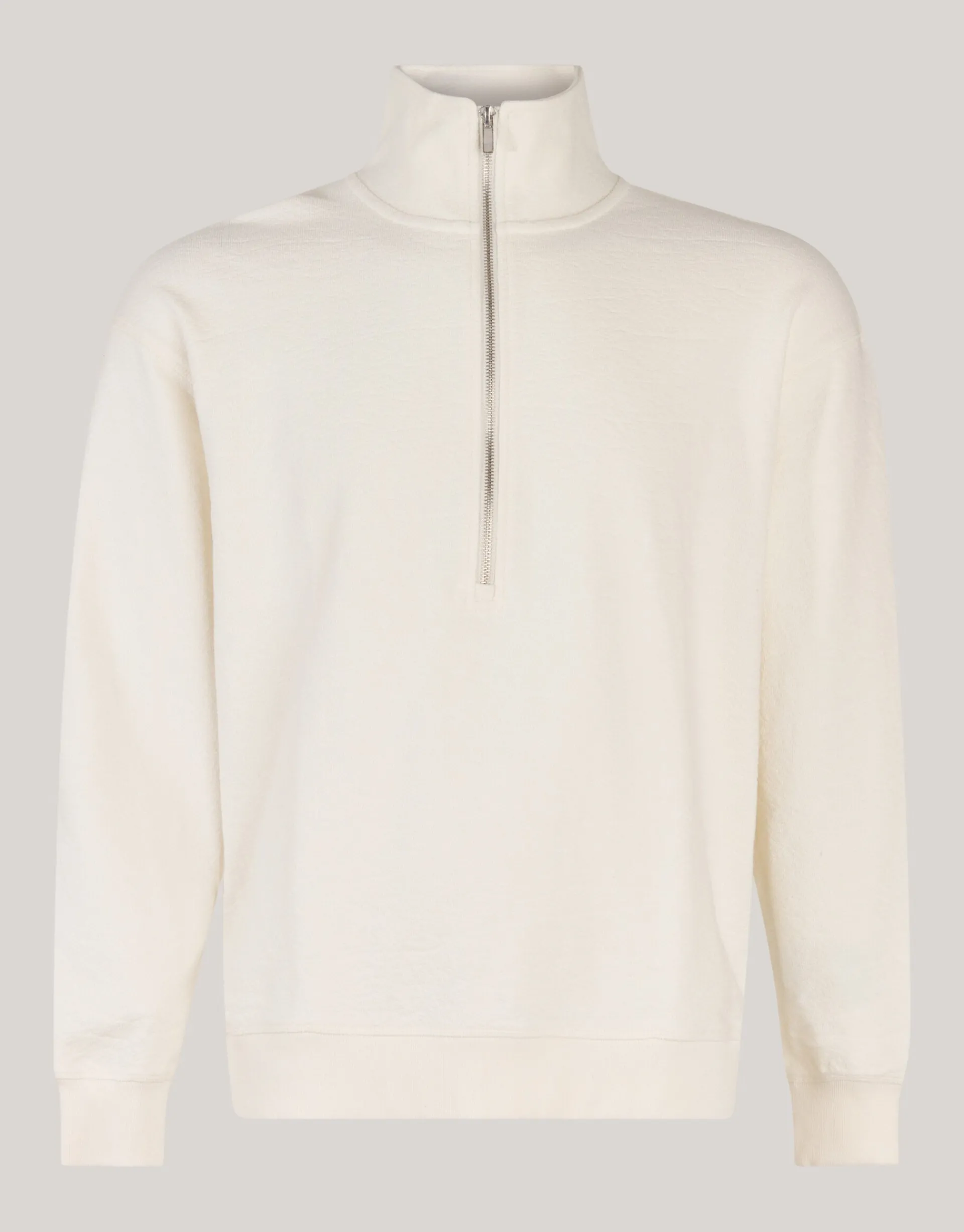 Shoeby Zip Sweater Gebroken Wit<Heren Truien En Sweaters