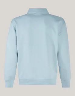 Shoeby Zipper Badge Sweater Lichtgroen<Heren Truien En Sweaters