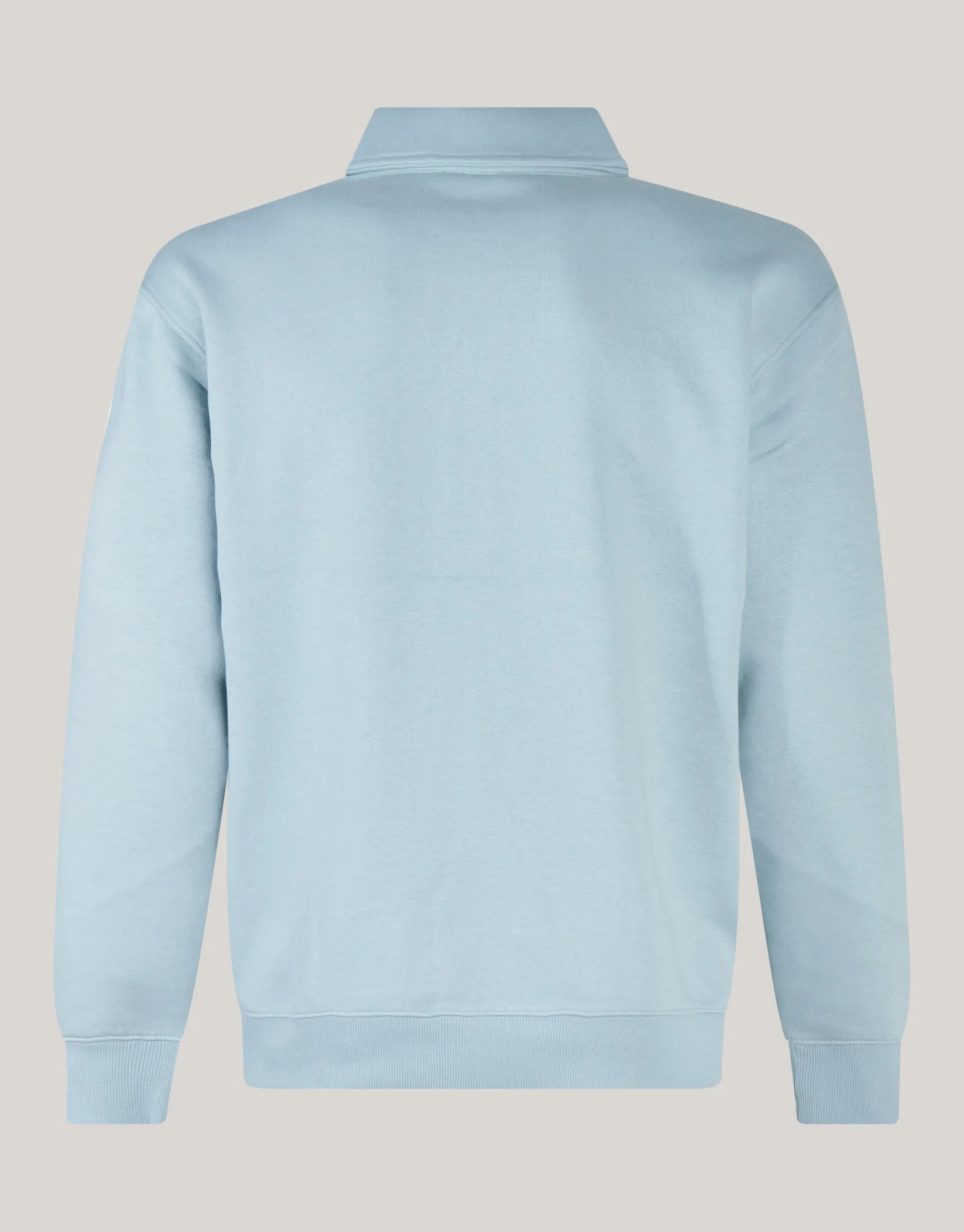 Shoeby Zipper Badge Sweater Lichtgroen<Heren Truien En Sweaters