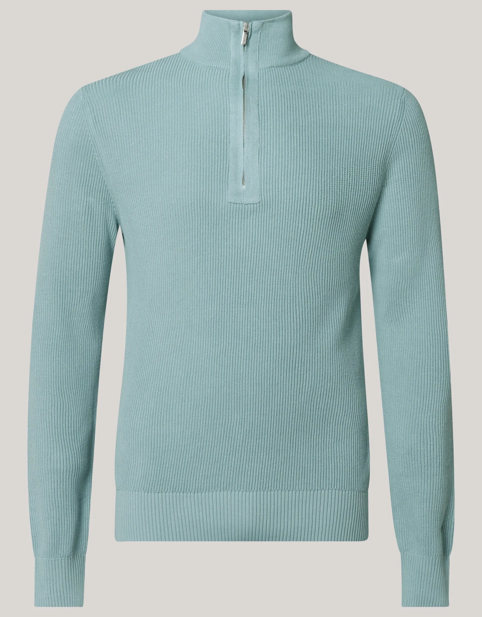 Shoeby Zipper Trui Lichtgroen<Heren Truien En Sweaters