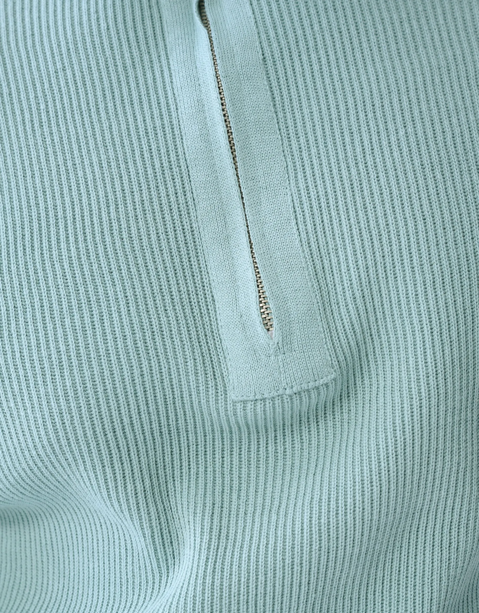 Shoeby Zipper Trui Lichtgroen<Heren Truien En Sweaters